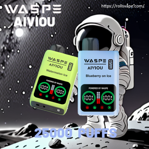 waspe 25000 25k sbuffi sigaretta elettronica usa e getta dual mesh vape