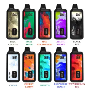 breze stiik bs blaze 10000 puffs disposable vape |led display,18ml e liquid,mesh coil and rechargeable