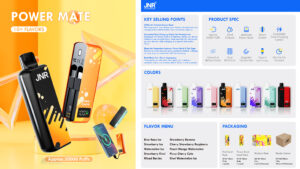 jnr power mate 30000 puffs disposable vape|dual mesh coil e cigarette with 5000mah power bank and smart screen